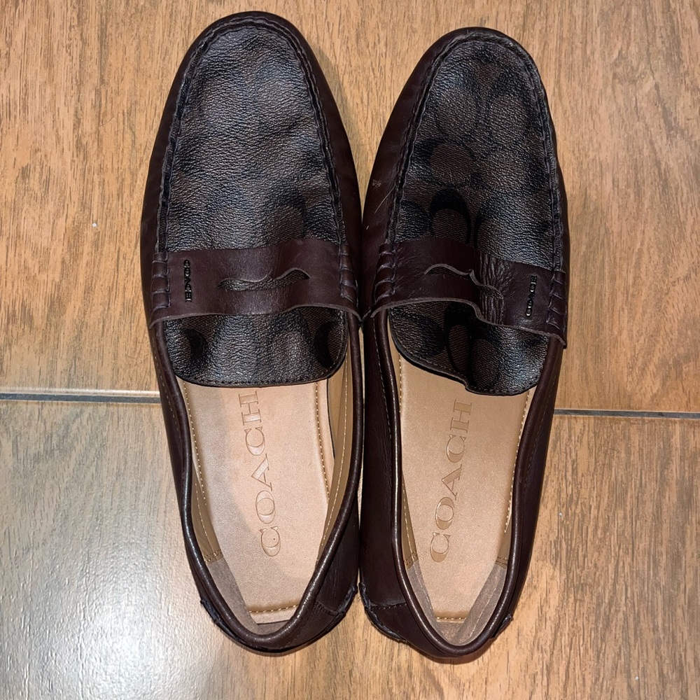 Coach loafers men 10.5
